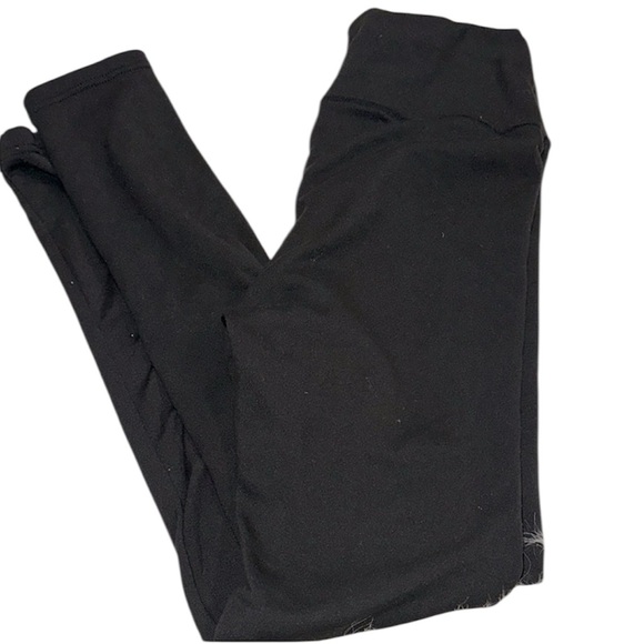 Women’s  Black fleece Leggings size small/medium - Picture 1 of 4